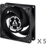 Кулер Arctic P8 PWM PST 5-Fan Pack Black (ACFAN00154A)