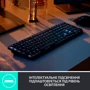 Клавіатура Logitech MX Mechanical Wireless Illuminated Performance Graphite (920-010757): Кількість клавіш 104