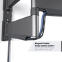 Кронштейн для ТБ VOGELS TVM 5445 Black: Призначення для ТВ, для мониторов