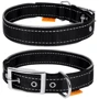 Ошейник Collar Dog Extremе нейлон двойной (ш 40мм, д 46-58см) со светоотражающей вставкой, черный: Производитель Collar