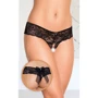 Женские стринги SoftLine - G-String 2403, M/L (black)