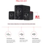 Акустична система Piko GS-221 Black: Формат акустики 2.1