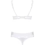 Комплект белья Obsessive - Miamor set, S/M (белый)