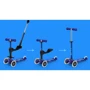 Самокат Micro серии Mini 3in1 Deluxe Plus LED – Синий (до 50 kg, до 20 kg с сидением, 3-х колесны (MMD145): Максимальная допустимая нагрузка, кг 50 / 20