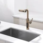 Смеситель для кухни Lefton Waterfall & Pull-Out Kitchen Faucet with Temperature Display-KF2209 Brushed Brass: Вес, кг 2.5