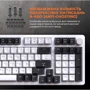 Клавиатура GamePro MK170W (Red) с Hot-Swap RGB White фото 13