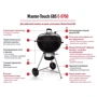 Вугільний гриль Weber MASTER-TOUCH GBS E-5750 14701004: Тип Портативні (похідні)