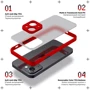 Чехол для телефонов ArmorStandart Frosted Matte Red for Xiaomi Redmi A3 (ARM74428): Совместимость Xiaomi Redmi A3