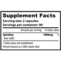 10XNutrition Spirulina 500 Спіруліна 180 вегакапсул: Стать Унисекс