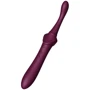 Мультифункциональный вибратор Zalo - Bess 2 Velvet Purple (4 насадки, подогрев)