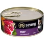 Вологий корм Savory Dog Gourmand для собак з яловичиною 100 г