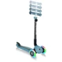 Самокат GLOBBER серії GO UP DELUXE LIGHTS 5в1 попелясто-блакитний, колеса з підсвічуванням 20 / 50кг: Матеріал коліс поліуретан