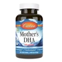 Carlson Labs Mother's DHA Докозагексаеновая кислота (ДГК) для кормящих мам 60 мягких капсул