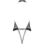 Боди-халтер с открытым доступом Passion MOONLIGHT BODY Black XXL/XXXL