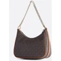 Сумка багет Michael Kors Jet Set Charm Small Logo Pochette темно-коричнева (32H1GT9C1B252): Стать жіночий