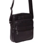 Мужская сумка через плечо Borsa Leather темно-коричневая (K14012-brown): Тип Сумки