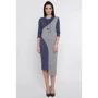 Сукня FashionUp PL-1753A 42 синє повсякденне подовжене міді: Склад Віскоза, Еластан