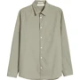 Рубашка H&M 4787395 50 хаки с длинным рукавом: Длина рукава Длинный