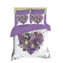Комплект постільної білизни LightHouse Ranforce+3D Violette євро бузковий (266OZ_2,0)