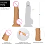 Фаллоимитатор Naked ADDICTION 8" Silicone Dong Сaramel