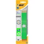 Набір олівців чорнографітних 4 шт шестикутних BIC Evolution HB з ластиком Зелений (3270220049012)