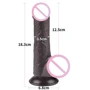 Фаллоимитатор LoveToy Sliding-Skin Dual Layer Dong 7" Black