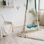Дерев'яні гойдалки Infancy Казка на товстих канатах з подушкою фото 5