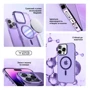 Чохол для iPhone ArmorStandart Y23 MagSafe Transparent Purple для iPhone 15 Pro Max (ARM68569): Матеріали поликарбонат и полиуретан