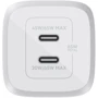 Зарядное устройство Belkin Wall Charger 2хUSB-С GaN 65W White (WCH013VFWH): Особенности Power Delivery (PD), USB-C