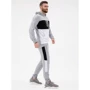 Спортивний костюм ISSA PLUS SG-16 48 сірий / чорний: Склад Хлопок, Полиэстер