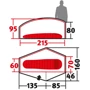 Намет Wechsel Exogen 1 ZG Green (231048): Матеріал тенту Nylon 20D 240T Ripstop Double Siliconszed DWR