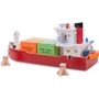 Ігровий набір New Classic Toys Контейнерне судно з 4 контейнерами (10900)