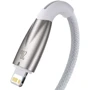 Кабель Baseus Cable USB-C to Lightning Glimmer Series Fast Charging Data 1m White (CADH000002): Длина 1 м
