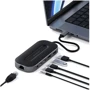 Адаптер Satechi Adapter USB-4 MultiPort USB-C to 2xUSB-C+USB+HDMI+RJ45+3.5mm Space Gray (ST-U4MGEM): Цвет серый
