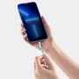 Кабель Baseus Cable USB-C to Lightning Crystal Shine Series 20W 1.2m Sky Blue (CAJY001303) фото 3