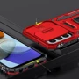 Чехол для телефонов Mobile Case Camshield Army Ring Red for Samsung A266 Galaxy A26 5G: Материал TPU (термополиуретан) и поликарбонат