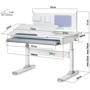 Детский стол ErgoKids TH-325 Grey (арт.TH-325 W/G): Тип Парта