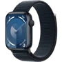 Apple Watch Series 9 45mm GPS Midnight Aluminum Case with Midnight Sport Loop (MR9C3) 