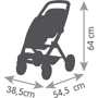 Візок Smoby Maxi-Cosi&Quinny для близнюків м'ята 52х38.5х64 см (253220): Колір зеленый