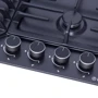 Варочная поверхность газовая Perfelli HGM 61694 BL: Рабочая поверхность эмаль