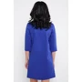 Платье FashionUp PL-1648A 48 синее повседневное короткое мини: Состав Полиэстер, Хлопок