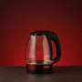 Электрочайник Scarlett SC-EK27G92: Цвет прозрачный, бордовый