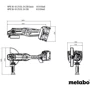 Болгарка (кутова шліфувальна) Metabo WPB 36-18 LTX BL 24-230 Quick (613103810): Макс. частота обертання диска 6600 об/мин