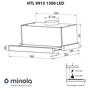 Вытяжка Minola HTL 9915 I 1300 LED фото 13