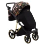 Универсальная коляска 2 в 1 Adamex Porto Special Edition Gold Flowers-1 черная (625663): Пол ребенка Унисекс, Для мальчиков, Для девочек