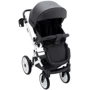 Универсальная коляска 2 в 1 Bair Kiwi White ECO BKW-29 черный (680743): Количество блоков 2