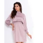Платье ISSA PLUS 11064 44 розовое повседневное до середины бедра