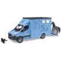 Автомобіль Bruder MB Sprinter для перевезення тварин з конем (02674): Виробник Bruder