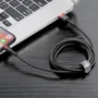 Кабель Baseus USB Cable to Lightning 2.4A 1m Red/Black (CALKLF-B19) фото 5