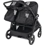 Прогулочная коляска Peg-Perego Book for Two Ardesia для двойни черная (IP05280000GL93): Ширина шасси 74.5 см